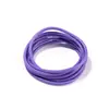 Cordón de cera coreano de 3.0 mm, cuerda de cera de poliéster con patrón de serpiente multicolor, material de tejido hecho a mano para pulseras y collares, resistente al desgaste