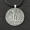 Venta Caliente Transfronteriza Árbol de la Vida Vikingo Odín Mito Árbol Genealógico Vikingo Colgante Regalo Día de la Madre Collar al por Mayor