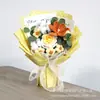 Ramos de Flores Tejidas, Ramos de Rosas Tejidos a Mano con Hilo Personalizados, Productos Terminados, Venta al por Mayor de Regalos para el Día de San Valentín y Navidad