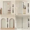 Disponible para dropshipping: Cortinas de tela para puertas sin taladro para apartamentos de alquiler, dormitorios, blackout, aislamiento térmico, mampara de aire acondicionado y cortinas de pantalla de privacidad, suministro directo de fábrica