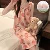 24 Nuevo estilo ins Estilo Deseo Puro Camisón de Niña con Almohadilla de Pecho Removible Explosiones en Vivo Celebridad de Internet Camisón Cool