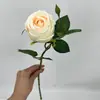 Flor Artificial Premium Cruzada de Fronteira, Haste Única, Rosa Real Falsa para Decoração e Arranjo de Casamento, Ornamento para Mesa de Centro de Sala de Estar