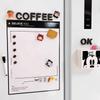 Pegatinas magnéticas para refrigerador, lindas pegatinas para refrigerador, tablero de mensajes, pegatinas de pared magnéticas borrables, pizarra pequeña, pegatinas para bloc de notas borrables para el hogar