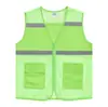 Chaleco Reflectante Personalizado Ropa de Trabajo con Logo Impreso para Ciclismo Nocturno al Aire Libre Seguridad Vial Ropa de Trabajo Chaleco de Conducción Jinete