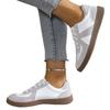 Tenis Blancos para Mujer para Comercio Exterior, Novedad Otoño 2026 Zapatos de Entrenamiento Alemanes de Caña Baja, Zapatos Deportivos Casuales de Talla Grande, Tenis Planos Ligeros