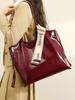 Bolsas de Design de Nicho 2025 Nova Bolsa de Ombro Estampada da Moda de Alta Qualidade para o Dia a Dia Bolsa Tote Versátil de Grande Capacidade