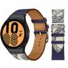Adequado para Samsung Galaxy Watch 6 Classic Watch Pulseira de Couro Genuíno Watch5/4 Couro Curvo