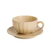 Tazas creativas estilo japonés para latte art transfronterizas, juego de tazas de café de cerámica estilo nórdico, tazas vintage, tazas de té y platillos para uso doméstico