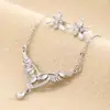 2026 Nueva Joyería Nupcial Transfronteriza de Amazon Zircón Pedrería Collar Pendientes Anillo Accesorios Al Por Mayor