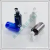 Garrafa preta flip-top de 240m frasco pequeno de remédio para pesca frasco de óleo essencial marrom frasco com tampa borboleta de 240ML frasco de loção frasco de isca de pesca