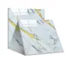 Azulejos de Piedra de Lujo Ligero 400X400 para Cocina, Hotel, Baño, Casa de Huéspedes, Balcón, Antideslizantes, Resistentes al Desgaste, Azulejos Pequeños de Piso para Exportación
