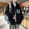 Chaqueta de Hombre de Estilo Chino de Moda 2026 Nuevo Modelo para Adolescentes, Chaqueta Casual Cool con Solapas, Abrigo de Marca de Moda para Hombre con Bloques de Color