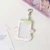 Portatarjetas de fotos de ídolos K-pop estilo Ins, protector de tarjetas de identificación Polaroid de 3 pulgadas, funda para guardar tarjeta de estudiante, tarjeta de comedor del campus