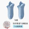 Calcetines de Lote Pequeño Logo Personalizado Máquina Todo en Uno Sin Costuras Malla Absorbente de Sudor Antibacterianos y Desodorantes Fibra de Bambú Calcetines Bajos Transfronterizos