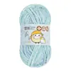 Hebra de Hilo para Tejer a Mano, Hilo Grueso Medio, Hilo de Tira de Hielo, Hilo para Bebé 'Snowball Little Cutie' para Tejer Bufandas, Crochetar Muñecas y Coser Bolsas