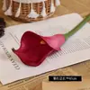 Pu ramo único simulação pequeno Lírio Calla cacheado decoração de casa flores artificiais fotografia de casamento layout cruzamento floral atacado transfronteiriço