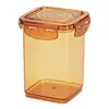 Frasco transparente para almacenar granos BNBSSnap-on para uso en la cocina, para almacenar productos secos, nueces y frijoles