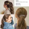 Estilo de Viaje Pinza de Plátano Mate Pinza Vertical Antideslizante para Cola de Caballo Pasador de Moda Elegante Adorno para el Cabello de Mujer Venta al por Mayor