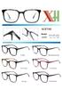 Montura de Gafas de Placa Creativa Montura de Gafas Europea y Americana Duradera No Deformable Moderna Genial Moda Exposición Personalidad 22056