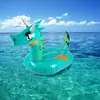 Dragãozinho inflável para piscina dinossauro inflável Montar no local atacado cama inflável flutuante para adultos brinquedo de dragãozinho inflável fofo para piscina