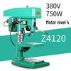 Jianghui Z4120 furadeira de bancada para serviço pesado molde especial máquina de perfuração de mesa 380V 750W de alta precisão de grau industrial plataforma de perfuração de grau industrial