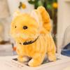 Lindo perro de peluche eléctrico, mascota artificial digital que ladra y mueve la cola, conejito de juguete para niños.