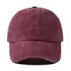 Gorra de lavado de comercio exterior transfronterizo logo bordado gorra de papá desgastada venta al por mayor tapa suave gorra con visera impresión placa ligera gorra de béisbol