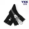 Ykk Genuino No. 5 Cremallera Metálica Cerrada con Dientes de Cobre Blanco, Cabeza de Pipa, para Bolsas, Bolsillos, Cuellos, Tirador de Cremallera DIY, Cabeza de Cremallera Ykk