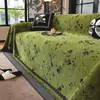 Toalla para Sofá Estilo Retro Negro Sentido Avanzado Tela Cubre Sofá de Seda Dorada Cubre Sofá Universal Todo Incluido Cojín de Sofá
