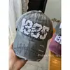 Nueva Gorra de Béisbol Bordada con Letra, Estilo Americano Lavada Vintage Versátil Protección Solar para Exteriores Casual para Hombres