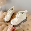 Botas Pequeñas de Cuero de Moda para Niñas 025 Nuevos Zapatos de Princesa de Cuero para Niños Niñas Lazo Botas Lolita
