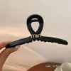 Pinza para el cabello de lujo de alta gama en color marrón, tamaño grande nuevo para cabello grueso, pinza de tiburón para recogidos en la parte posterior de la cabeza, accesorio para el cabello de uso diario