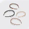 Diadema Europea y Americana Transfronteriza Simple Básica Estilo Elegante Retro Color Sólido para Lavado de Cara de Mujer