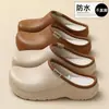 Meias pantufas fechadas com sola grossa e forro de fleece, quentes, impermeáveis, antiderrapantes, para uso externo, slip-ons preguiçosos, outono/inverno, casa, pantufas de algodão para atacado