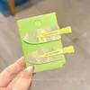 Serie de Zumos de Dopamina de Verano Pinzas para el Cabello Sin Costuras Pinzas Lindas para el Flequillo Lateral Pinzas para Maquillaje Flequillo de Bebé en la Frente Pinzas de Pato