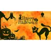 Comercio Exterior Transfronterizo Amazon Tela de Fondo de Halloween Banner Colgante Bandera Producción Personalizada Venta al por Mayor Banner de Calabaza Murciélago