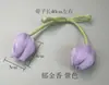 Sousse Ogensha Tecido Roupas Roupas Infantis Flor Feita à Mão Vestido de Casamento Flor Tridimensional Tulipa Enchimento de Algodão Flor Processamento Personalização