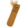 Calcetines de mujer de otoño e invierno, populares en Internet, calcetines apilables, calcetines marrones para todo tipo de combinaciones, calcetines vintage de tubo medio para mujer, calcetines de algodón de color liso.