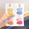 Pinza para Flequillo de Bebé para Niñas, Lindo Accesorio para el Cabello Bb Clip, Pinza para el Cabello Infantil que No Daña el Cabello, Pinza para Flequillo de la Frente para Niñas, Pasador Tocado, Bloqueo de Color
