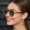 Nuevas Gafas de Sol de Moda de Doble Puente Estilo Aviador Transfronterizas para Hombre, Gafas de Sol Versátiles de Alta Gama Europeas y Americanas Elegantes y Modernas para Mujer