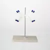 Soporte de Hierro para Laboratorio Químico Soporte de Titulación de Mármol Trípode de Hierro Pinza para Matraz Pinza para Vaso de Precipitado Pinzas para Crisol Trípode
