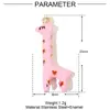 Gota de aceite de cachorro francés titanio acero diy colgante gatito hembra animal acero inoxidable joyería jirafa pez collar colgante