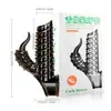 Funda Vibratoria de Cristal para Chupar Lengua con Textura de Costillas para Hombres, Funda de Cristal con Púas Ampliada y Engrosada para el Placer