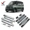 Adecuado para 23 Mitsubishi Delica Mini Coche Modificado Manija de Puerta Especial Recubrimiento Decorativo Protector Electroplateado Pegatina de Tira Brillante