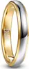 El Anillo Sencillo Más Popular de Amazon para Parejas Europeo y Americano Tungsteno Joyería al por Mayor Anillo de Acero de Tungsteno Dorado de Moda