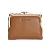 Cartera de Moda de Cuero Genuino con Múltiples Ranuras para Tarjetas, Cartera Corta de Piel de Vaca para Mujer, Cartera Pequeña de Moda para Llevar Cruzada, Monedero con Cremallera