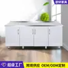 Procesamiento personalizado de gabinetes de cocina de acero inoxidable 304, gabinetes colgantes, gabinetes de alquiler para el hogar, armarios, 201 gabinetes completos opcionales