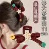Pinza de Garra Hueca con Bloques de Color Estilo Coreano para Mujer, Modelo Nuevo de Alta Gama 2026, Adecuada para Cabello Grueso, Pinza para Recogido en la Parte Trasera de la Cabeza, Accesorio para el Cabello Pinza de Tiburón