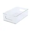 Caja de Almacenamiento Transparente de Escritorio Apilable Multifuncional Engrosada Organizador de Artículos Varios Caja de Súper Gran Capacidad Cesta de Almacenamiento para Tocador