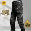 Pantalones Tácticos de Fanático Militar para Exteriores Overol Antisalpicaduras Múltiples Bolsillos Primavera y Otoño Carga Funcional Americana Ropa de Trabajo para Hombre